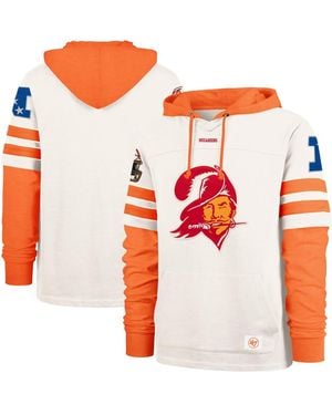 '47 Tampa Bay Buccaneers Split Zone Cornerback Duo Lacer Hoodie - Orange