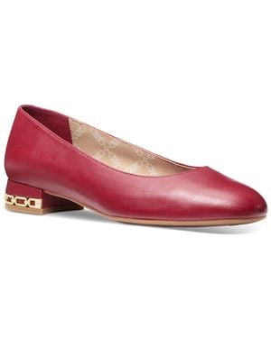 Michael Kors Michael June Chain-detail Ballet Flats - Red