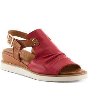 Spring Step Locals Sandal - Red