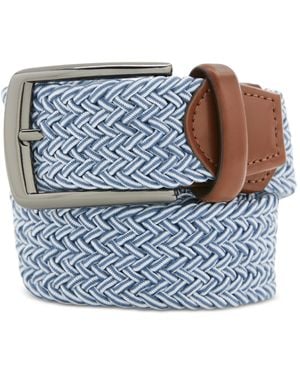 Perry Ellis Happy Blue Stretch Woven Belt