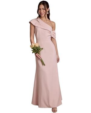 Coast One-shoulder Asymmetric Maxi Dress - Pink