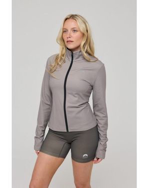 OOSC Infinite Cropped Zipped Jacket - Gray
