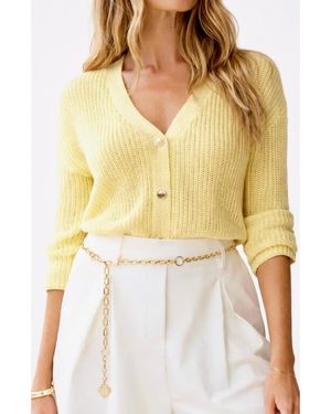 Bishop + Young Bishop + Young Forever Cardigan - Yellow