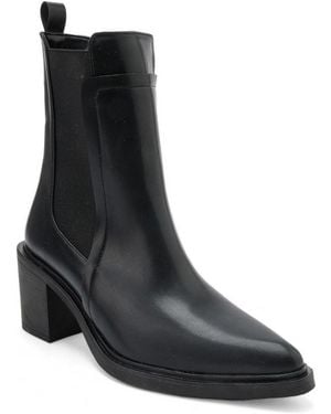 Prologue Shoes Huxley Block Heel Chelsea Boot - Black