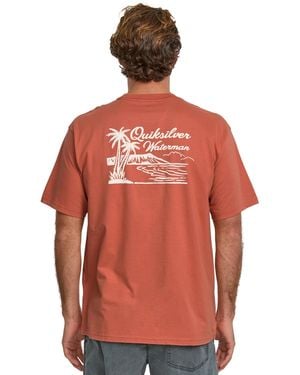 Quiksilver Island Man Screen T-shirt - Orange