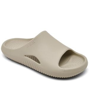 Crocs™ Mellow Recovery Slide Sandals From Finish Line - Gray