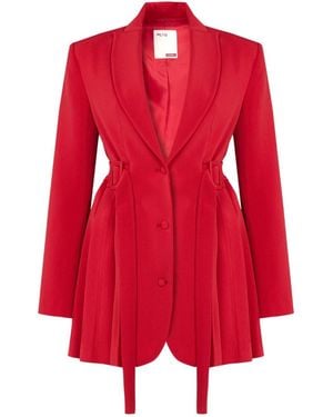 Pcfg Wool Blend Your Itch Jacket Dress - Red