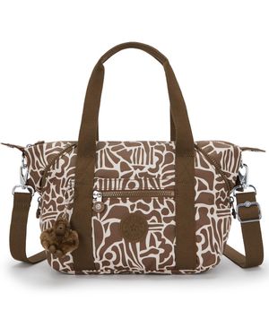 Kipling Art Large Printed Shoulder Bag - Brown