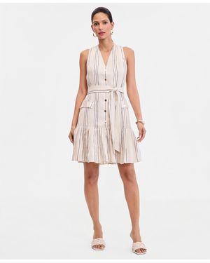 INC International Concepts Sleeveless Linen-blend Dress - Pink