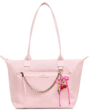 Madden Girl Spark Nylon Extra-large Tote Handbag - Pink