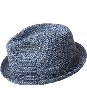 Bailey 1922 Billy Braided Trilby Hat - Blue