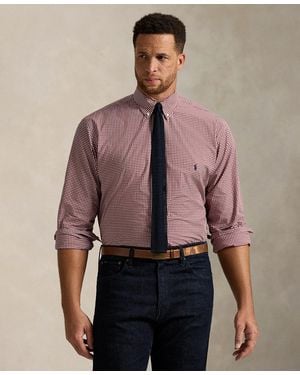Polo Ralph Lauren Big & Tall Poplin Sport Shirt - Multicolor