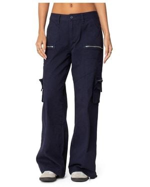 Edikted Kimmie Cargo Pants - Blue