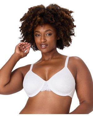 Bali Plus Size Breathe Medium Underwire Full Coverage T-shirt Bra - Brown