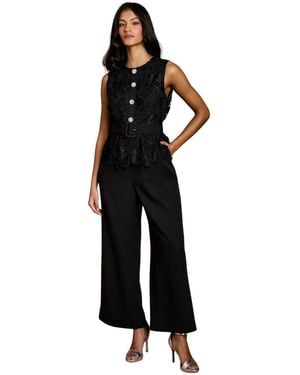 Coast Lace Jumpsuit - Black