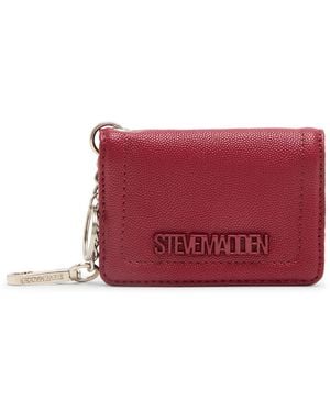 Steve Madden Benvy Zipper Wallet - Red