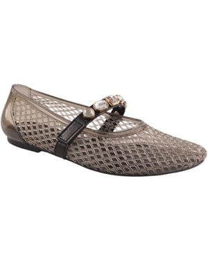 Kenneth Cole Jazzy Jelly Mary Jane Ballet Flats - White