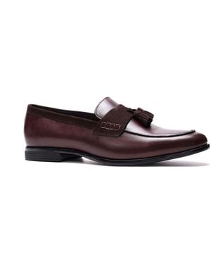 Carlos By Carlos Santana Laurent Tassel Loafers - Brown