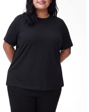 UNIVERSAL STANDARD Plus Size Signature Tee Rex - Blue