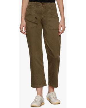 Sanctuary Retreat Wide Leg Crop Jeans - Green