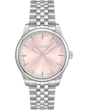 BOSS Graceful Quartz Basic Stainless Steel Watch 36mm - Pink