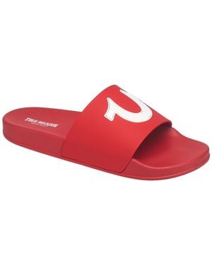 TRUE RELIGION 112 Logo Slide - Red