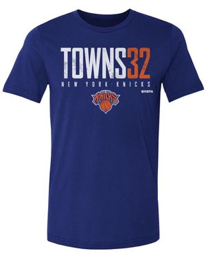 500 Level Karl-anthony Towns New York Knicks Elite Player T-shirt - Blue