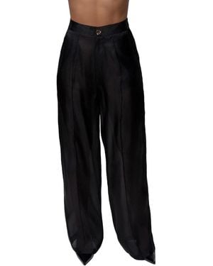 JLUXLABEL Resort Glow Organza Pants - Black