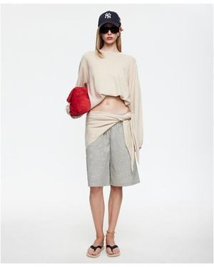 Lioness Sevigney Pull-on Long Shorts - White