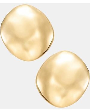 INC International Concepts Sculptural Button Earrings - Natural