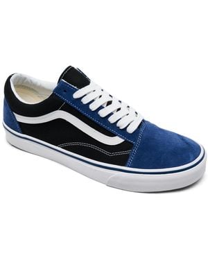 Vans Old Skool Lifestyle Sneakers From Finish Line - Blue