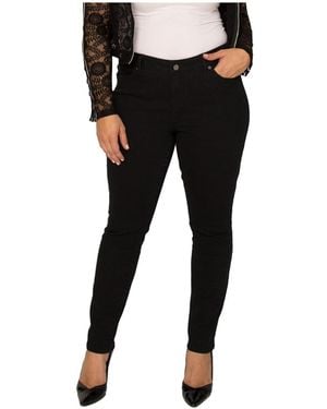 Standards & Practices Plus Size Basic 5-pocket Style Skinny Jean - Black