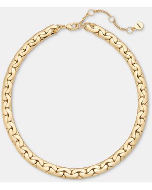 DKNY Tone Collar Necklace - Metallic