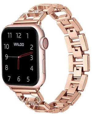 Waloo Diamond Rhinestone Replacement Band For Apple Watch - Metallic
