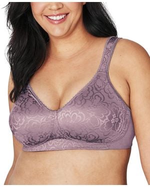 Playtex 18 Hour Ultimate Lift And Support Wireless Bra 4745 - Purple