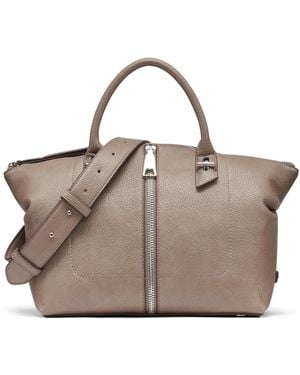 DKNY Zinna Small Satchel Bag - Brown