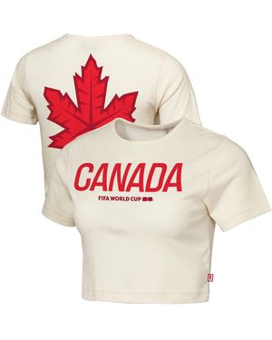 Outerstuff Canada Fifa World Cup 2026 Elote Squad Cropped T-shirt - White