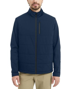 Hawke & Co. Performance Pro Stretch Light Quilt Jacket - Blue