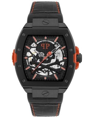 Philipp Plein The Keleton 2.0 Ip Stainless Steel Bracelet Watch - Gray