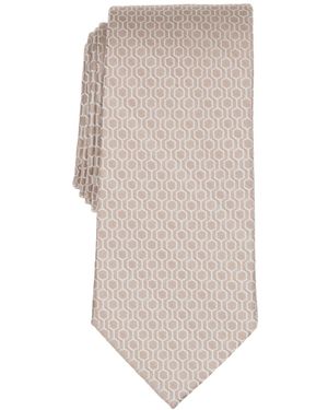 Michael Kors Venture Geometric Tie - White