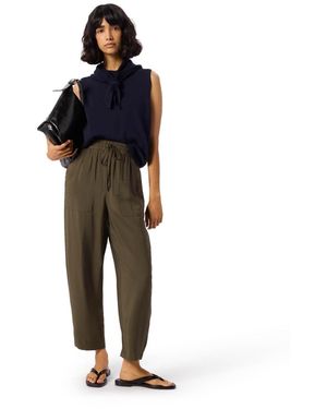 Whistles Linen Elasticated Short - Black