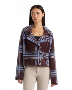 NVLT Sweater Jacket - Blue