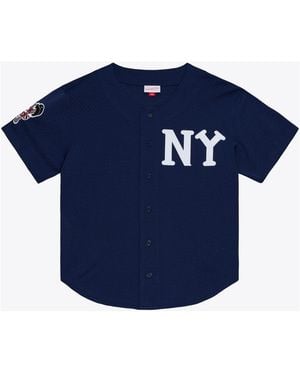 Mitchell & Ness Aaron Judge New York Black Yankees Batting Practice Jersey - Blue