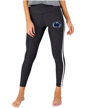 Concepts Sport Charcoal/white Penn State Nittany Lions Centerline Knit leggings - Blue