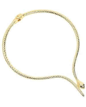 SOH The Serpent Torque Necklace - Metallic