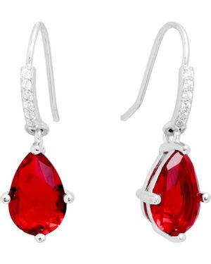 Macy's Crystal Teardrop - Red