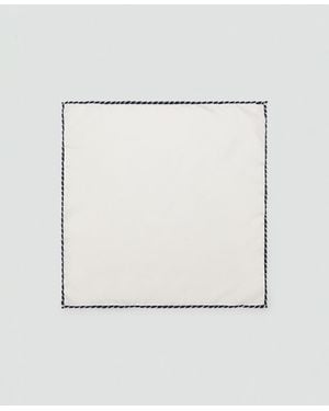 Mango Silk Scarf - White