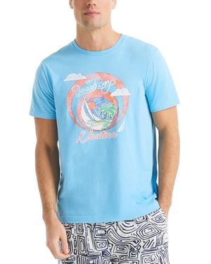 Nautica Beach Boys X Classic-fit Graphic T-shirt - Blue