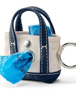 Lands' End doggy Doooo Micro Tote - Blue