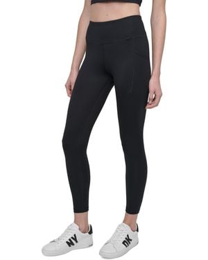 DKNY Balance Compression High-Waist 7/8 Legging - Blue